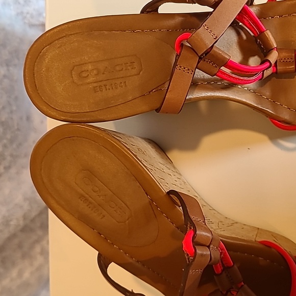 Coach Georgiana Wedge Sandals - Picture 6 of 8